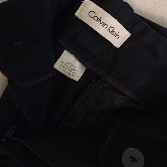 Calvin Klein black dress pants size 2 - Picture 4 of 4